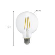 Arcchio LED bollamp G95 E27 3,8W 3000K 806lm