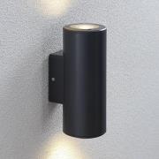 Lindby Nati buitenwandlamp, 22 cm, antraciet, IP54, rond