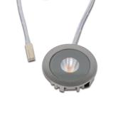 LED-meubelspot AR 35, 3.000 K Ø 4 cm roestvrij staal aluminium 24 V