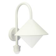 Jolanda witte buitenwandlamp met bewegingssensor