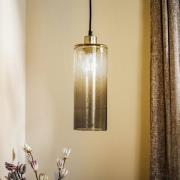 Hanglamp Soda glazen cilinder rookgrijs Ø 12 cm