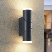 Lindby Aspyn LED buitenwandlamp, 2-lamps