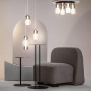 Maytoni LED plafondlamp Drop, chroom, Ø 43 cm, 4-lamps, glas