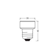 OSRAM LED Star Flat E27 3,5W 4.000K 3 dimbaar verwisselbare ring