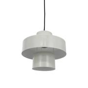 Dyberg Larsen hanglamp Stoke, putty wit, Ø 20 cm, metaal