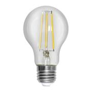 LED lamp, E27, 8 W, helder, gloeidraad, 4.000 K, dimbaar