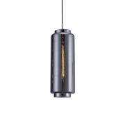 Glazen hanglamp Jarras, hoogte 53,5 cm, chroom