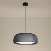 LEDS-C4 LED hanglamp Gong, grijs, 4.000 K, Ø 61,2 cm, stof