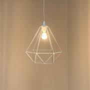 Hanglamp Basket, wit, 1-lamp