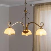 Hanglamp Wivara 3, 3-lamps, goud