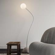 Karman vloerlamp Moony, wit, Ø 15 cm, hoogte 145 cm, PMMA