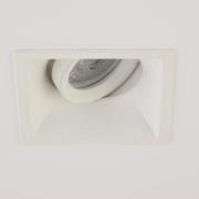 Inbouwlamp Slim Trim Square, wit, 9 x 9 cm, aluminium, GU10