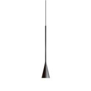 Bover LED hanglamp Skybell Plus, zwart, Ø 6 cm, aluminium