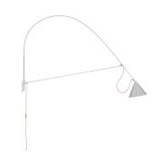 midgard LED wandlamp AYNO XL, grijs/oranje, 4.000 K 220 cm