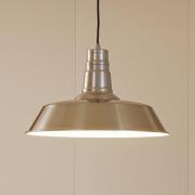 Hanglamp Lindby Laylan, nikkel/wit, Ø 46 cm, metaal