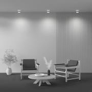Maytoni LED plafondlamp Planet, wit Ø 10cm aluminium 3.000K