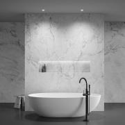 Maytoni plafond inbouwlamp Zoom, zwart, Ø 8,5 cm aluminium IP65