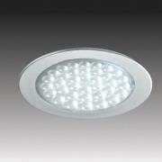 R 68-LED inbouwlamp in roestvrijstalen look