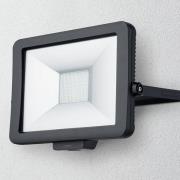 Theben LED buitenspot theLeda B50L, zwart aluminium 5.000 K