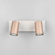 Marley plafondspot bruin/lichtgrijs 30 x 9 cm 2-lamps metaal