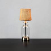 Costero tafellamp, naturel/transparant, 43 cm