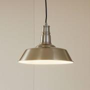 Hanglamp Lindby Laylan, nikkel/wit, Ø 36 cm, metaal