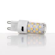 LED stiftlamp G9, 4 W, CCT, 370 lm, dimbaar, transparant