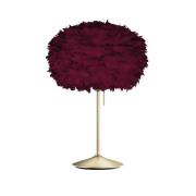 UMAGE Eos mini tafellamp rood/messing steigerhout