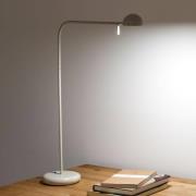 Vibia Pin 1655 LED tafellamp, lengte 40 cm, crème