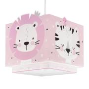 Dalber Baby Jungle kinderkamer hanglamp, roze