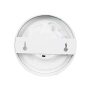 Prios LED plafondlamp Edwina, wit, 12 cm, set van 2