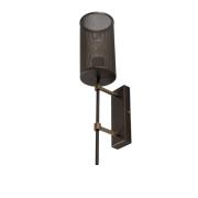 Wandlamp Wall, titaniumkleurig, hoogte 48 cm, staal