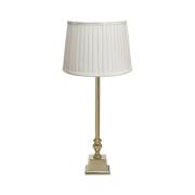 PR Home tafellamp Linné Sofia Plissé 51 cm wit/goud linnen