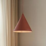 Cono hanglamp, 1-lamp, Ø 25 cm, baksteenrood
