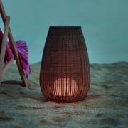 Bover LED terraslamp Amphora, 77 cm, grafietbruin/bruin