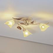 Plafondlamp Vanda 3-lamps, ivoor