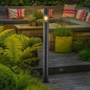 Lindby Statius tuinpadverlichting, antraciet, ijzer, 100 cm