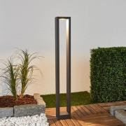 Lucande Jupp LED tuinpadverlichting, set van 4, 90 cm, antraciet, IP54