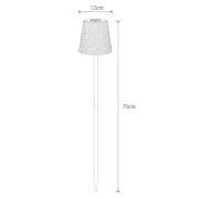 Solar-grondspies lamp 36562, IP44, koper