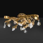 Plafondlamp 22/6 PL, goudkleurig, 6-lamps