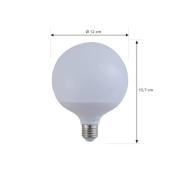 LUUMR Smart LED, E27, G125, 9W, RGB, Tuya, wifi, mat, CCT