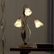Alga tafellamp, 3-lamps, ijzer, glas, Florentijn