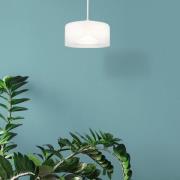 Belinda LED hanglamp, Ø 15 cm, wit, glas