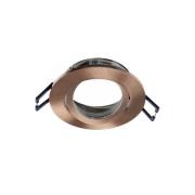 Samsola plafond inbouwlamp, koperkleurig, Ø 8 cm, metaal