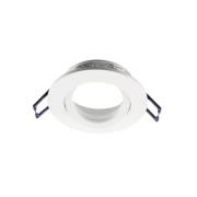 Samsola plafond inbouwlamp, wit, Ø 8 cm, metaal