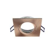 Samsola plafond inbouwlamp, koperkleurig, 9 x 9 cm, metaal