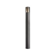 Tuinpadverlichting Facado II, hoogte 100 cm, grijs/rook, Ø 11 cm IP65