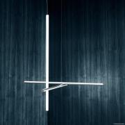 FLOS Coordinates S1 LED hanglamp, argent moon