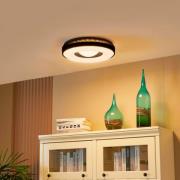 Lindby Aaesha LED plafondlamp wit/zwart Ø40,5cm