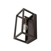 Wandlamp Frame, titanium-goudkleurig, hoogte 30 cm, staal